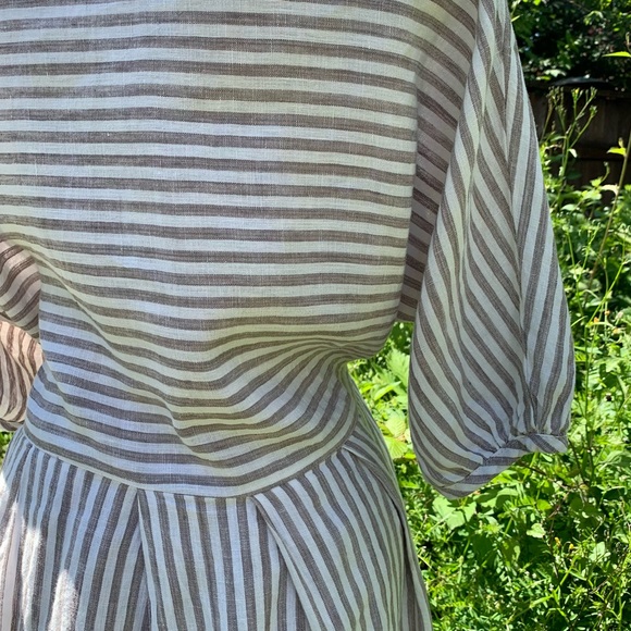 MODASPIA French Stripe Linen Dress - Picture 9 of 14